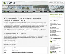 Cast Webauftritt