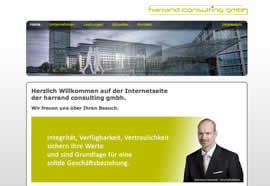 Harrand Consulting Webauftritt