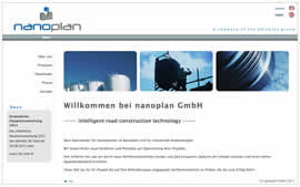 Nanoplan Webauftritt
