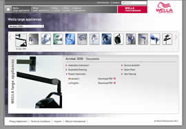 Wella-Service-Center Webauftritt Relaunch
